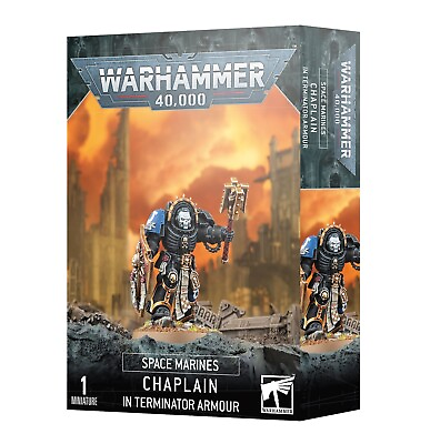 #ad Warhammer 40K Space Marines: Chaplain in Terminator Armour Games Workshop $35.70