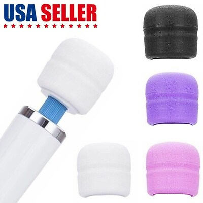 #ad Replacement Silicone Smooth Soft Heads For Therapy Body Handheld Wand Massager $9.21