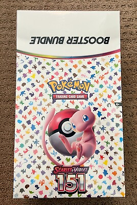 #ad Pokemon 151 BOOSTER BUNDLE DISPLAY BOX Factory Sealed 10 Bundles $341.95