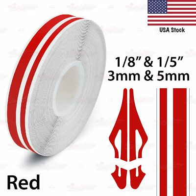 #ad 9 16quot; Roll Vinyl Pinstriping Pin Stripe Double Line Car Tape Decal Stickers 15mm $9.95