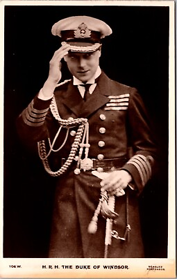 #ad Real Photo Postcard H.R.H. The Duke of Windsor $8.00