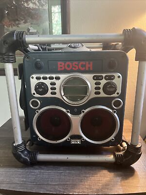 Bosch Power Box Jobsite PB10 CD AM FM Radio Battery Charger 4 GFCI Outlets $125.96