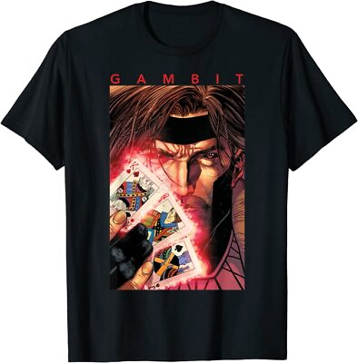 #ad Marvel X Men Gambit Glowing Cards Graphic T Shirt Size S 5XL $16.99