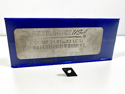 #ad ULTRADEX DCMT 21.51 ZX3 New Carbide Inserts Grade UD52 6pcs $34.95