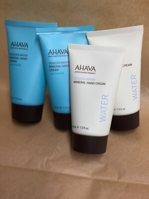 #ad 4pac 2 AHAVA Deadsea Water Mineral Hand Cream 1.3oz  2 Sea Kissed 1.3oz NEW $16.90