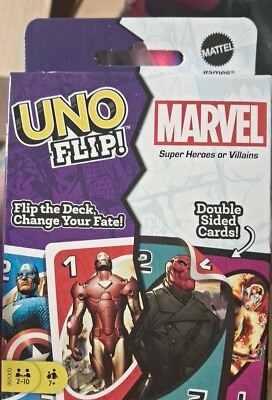 #ad UNO Flip Marvel The Eternals Matching Card Game New  $6.89
