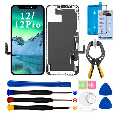 #ad For iPhone 12 12 Pro LCD Display Touch Screen Replacement Digitizer Assembly $37.99