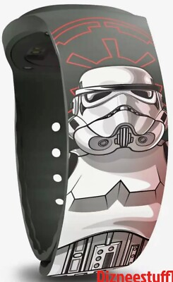 #ad Disney Star Wars Stormtrooper Empire Black Magicband Plus Unlinked NEW $35.64