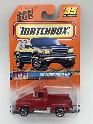 #ad Matchbox Classic Decades 1956 Ford Pick Up #35 Of 75 1 64 Scale FREE SHIPPING $16.52