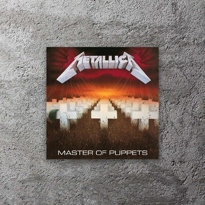 #ad Metallica Master of Puppets Vinyl Sticker 3quot; Wide Includes Two Stickers $5.99