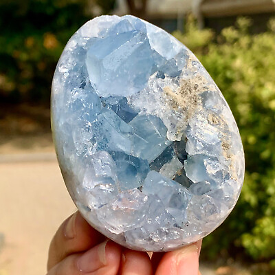 #ad 332G Top natural blue crystal cave quartz crystal cave mineral specimens $78.30