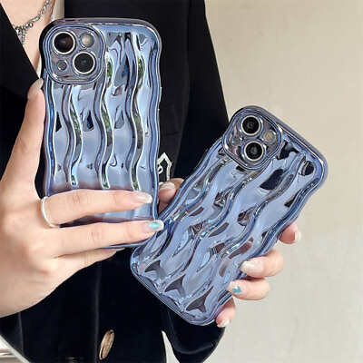 #ad Water Ripple Pattern Anti drop Stylish Phone Case For iPhone 14 Pro Max 13 12 11 $7.94