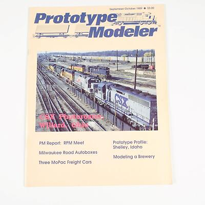 #ad Prototype Modeler Magazine September October 1989 Issue Model Railroading CSX $9.99
