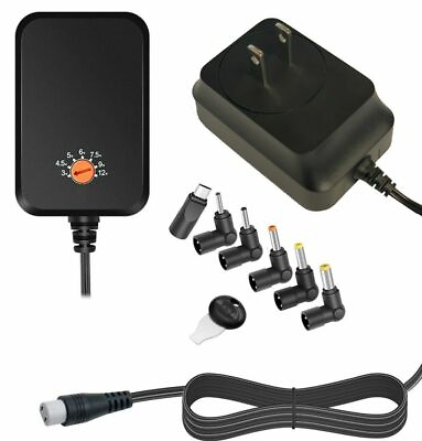 18W Universal All in one Adapter AC Power Supply Replacement Wall Charger 6 Tips $11.30