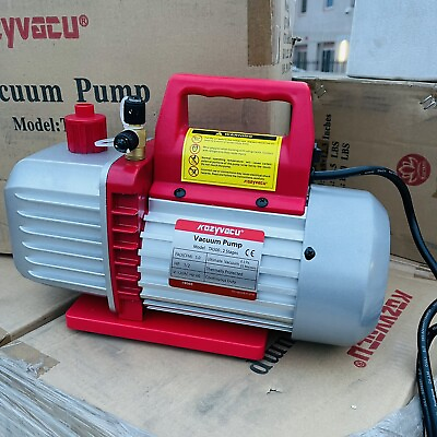 Dual Stage Rotary Vane Vacuum Pump for HVAC Auto AC Refrigerant Kozyvacu TA500 $68.98