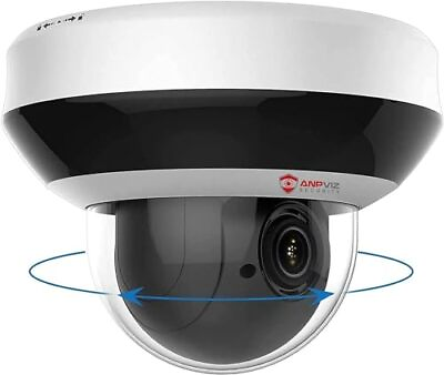 #ad 4MP POE PTZ IP Camera with 4X Optical Zoom 2560x1440@25fps H.265 Dome Secu... $199.99