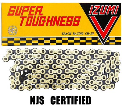 #ad Izumi V Super Toughness Gold amp; Black 1 8quot; NJS Keirin Track Fixed Gear Bike Chain $55.00