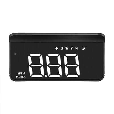 #ad GPS Car Digital Speedometer Head Up Display HUD MPH KMH Overspeed Alarm Big Font $26.05