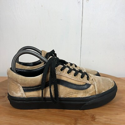 #ad Vans Shoes Women#x27;s 7 Old Skool Brown Velvet Casual Sneakers Skate Classic $4.99