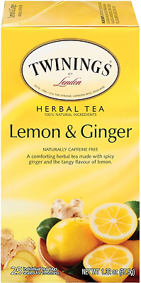 #ad of London Lemon amp; Ginger Herbal Tea Bags 25 Count $12.50