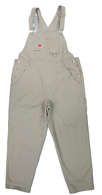 #ad REVOLT Clothing Co. US Women’s 18 XL Chino 100% Cotton Bib Overalls Pants Baggy $23.99