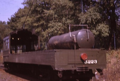#ad Unidentified Railroad Train Flatbed Work Car? Original 1964 Photo Slide $3.74