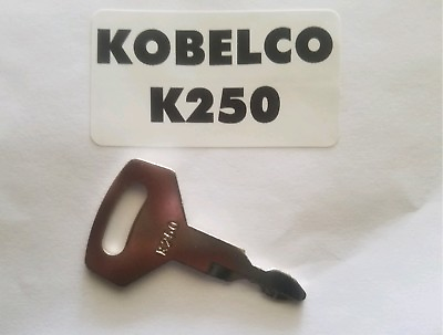 #ad 1 Kobelco Excavator Heavy Equipment Keys OEM Logo K250 fit Case Kawasaki $5.99