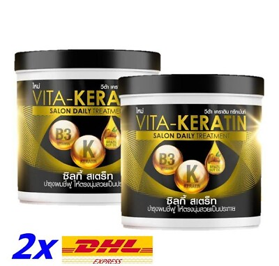 #ad 2x Vita Keratin Tm Silky Straight Hair Treatment nourish frizzy hair beautiful $50.68