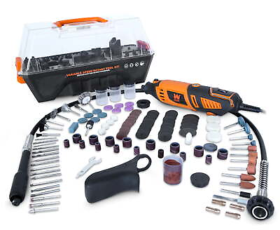 #ad 1.3 Amp Variable Speed Steady Grip Rotary Tool with 190 Piece Accessory Kit $32.72