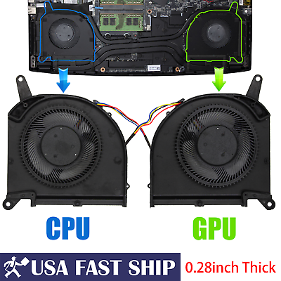 #ad CPU GPU Cooling Fan DC Brushless Fan For Gigabyte Aero 15 15G 15P 17P Rx5G RP77 $75.23