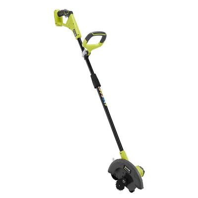 #ad RYOBI 18V 9 In. Cordless Battery Edger Dual Serrated 9 in. Blade Tool Only $126.74