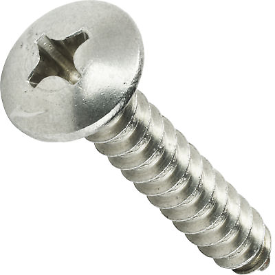 #ad #8 x 3 4quot; Truss Head Sheet Metal Screws Self Tapping Stainless Steel Qty 100 $15.16