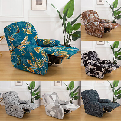 #ad Stretch Couch Chair Recliner Cover Anti Slip Lazy Boy Elastic Slipcover Printed C $40.22