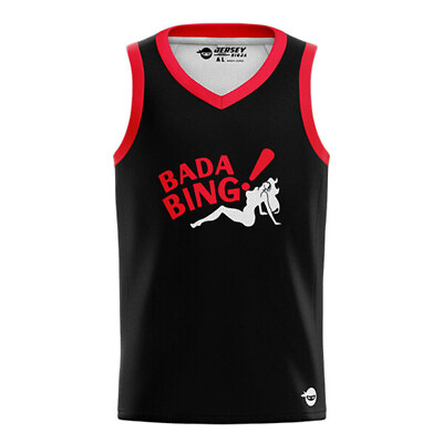 #ad Bada Bing Black Performance Tank $29.95