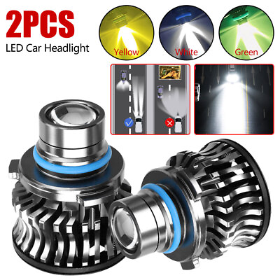 #ad 2X H11 H7 9005 9006 9012 LED Laser Headlight Bulbs Projector Lens Fog Light Lamp $21.99