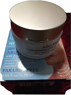 #ad Argan Anti Wrinkle Night Cream with Natural Dead Sea Minerals 1.69 fl oz $18.60