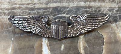 #ad 1920s USAAC US Army Air Corps Kinney Pilot Wing Badge Pin 1.5quot; $229.99