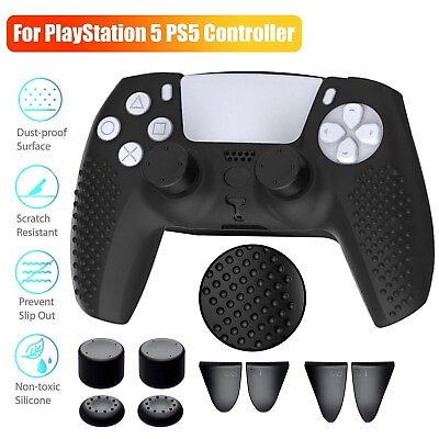 #ad Silicone Grip Cover Skin Protective Rubber Case For PlayStation 5 PS5 Controller $9.98