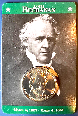 #ad Uncirculated Presidential Gold Dollar Coin James Buchanan 2010 P $5.00