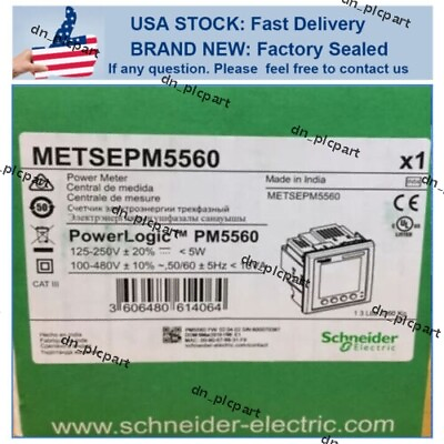 #ad #ad SCHNEIDER ELECTRIC PowerLogic Power Meter METSEPM5560 $769.00