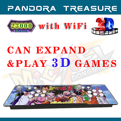 #ad NEW Pandora Box 23000 Games 3D WiFi Retro Games Arcade Console Double Sticks $189.00
