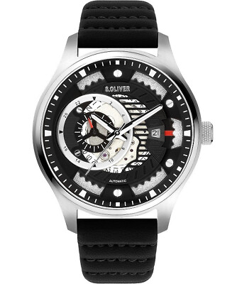 #ad s.Oliver SO 3941 LA Man Mechanical Watch $137.90