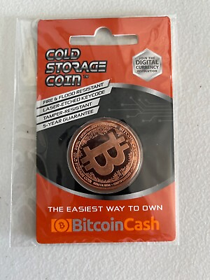 #ad Bitcoin Cash BCH Cold Storage Coin Crypto 1 oz Fine Copper $7.00