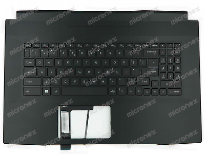 #ad FOR MSI Workstation WF76 11UI WF76 11UJ Palmrest Keyboard WHITE LED US Inter $185.34