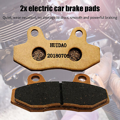 #ad 2pcs Front Disc Brake Pad High Temperature Resistant Easy Installation $10.25
