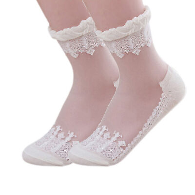 #ad Ankle Socks See Through Quick dry Lace Liner Stockings Elastic $7.87
