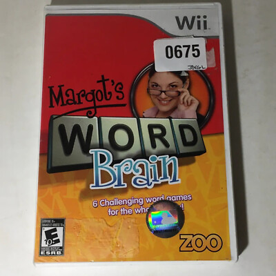 Margot#x27;s Word Brain Nintendo Wii Zoo Game Games Learning 0675 $5.90