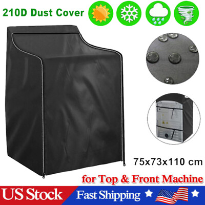 #ad Washing Machine Dust Cover Laundry Washer Dryer Protect Waterproof Dustproof New $15.59