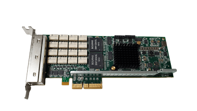 #ad Silicom PE2G4BPI35LA SD Quad Port PCI E Copper Ethernet Bypass Card Half Height $18.99