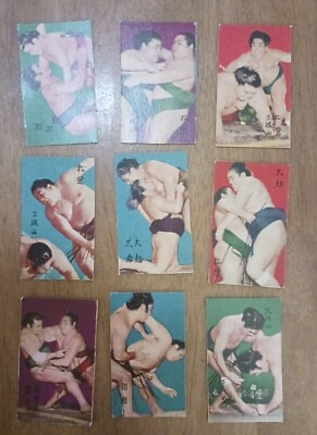 #ad Sumo MENKO 1950#x27;s Vintage cards lot 9 $25.99